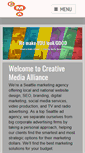 Mobile Screenshot of creativemediaalliance.com